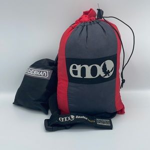 ENO hammock Double Delux red with straps